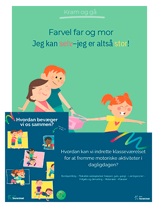 Pakke med motorikplakater og refleksionskort