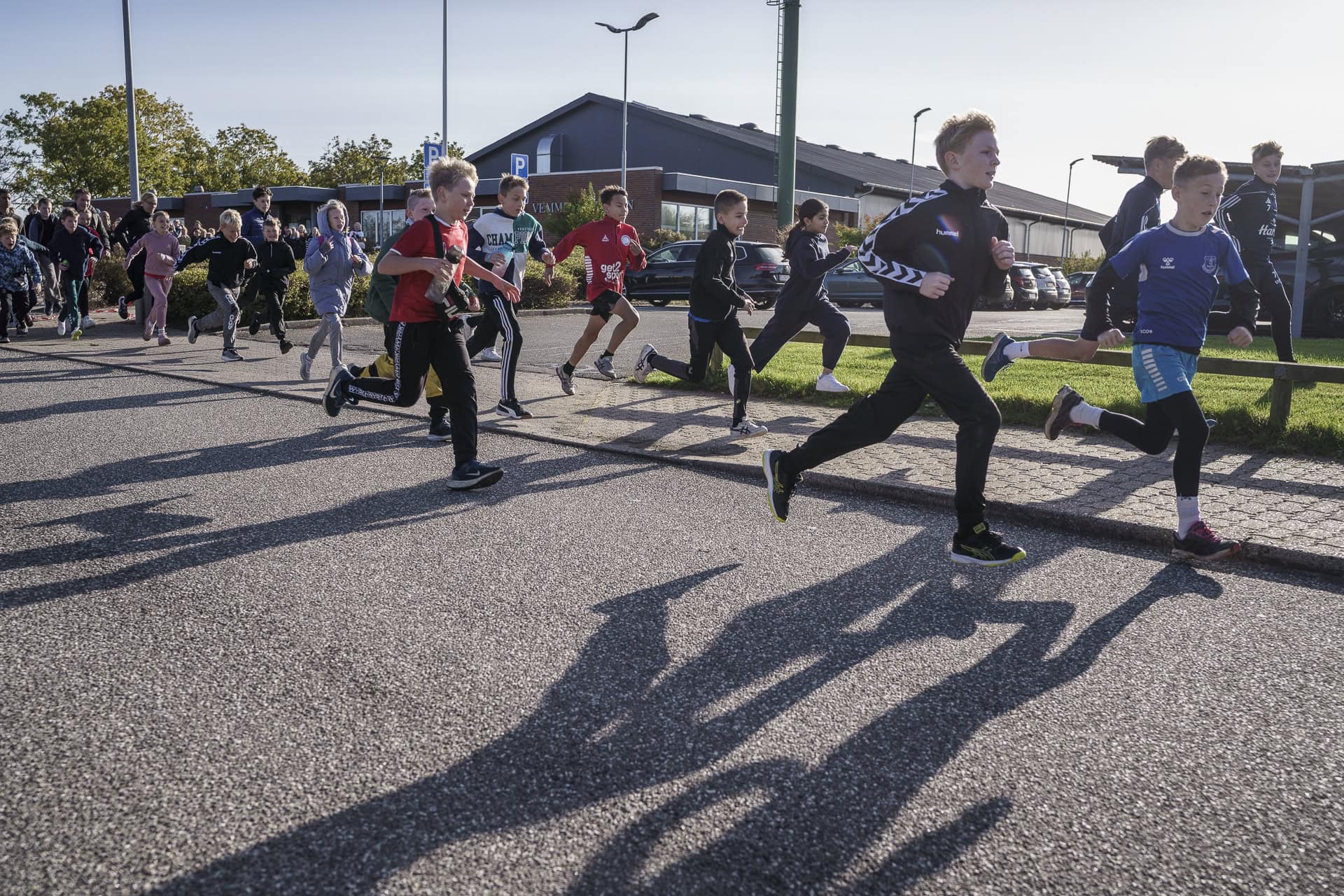 Skolernes Motionsdag - børn løber motionsløb