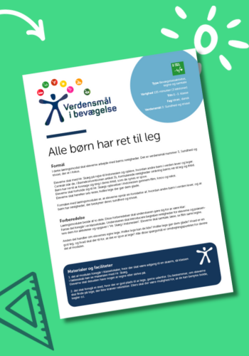 Preview af forsiden på læringsforløbet "Alle børn har ret til leg"