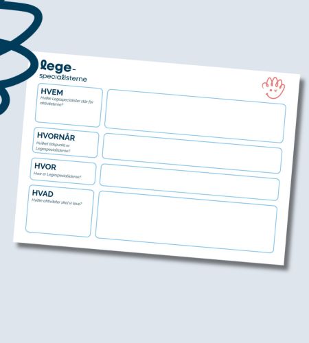 Skabelon til Legespecialisterne
