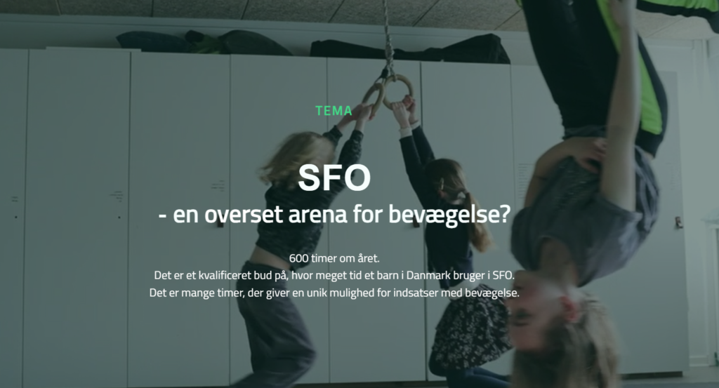 Preview af cover på temaaserien om bevægelse i sfo