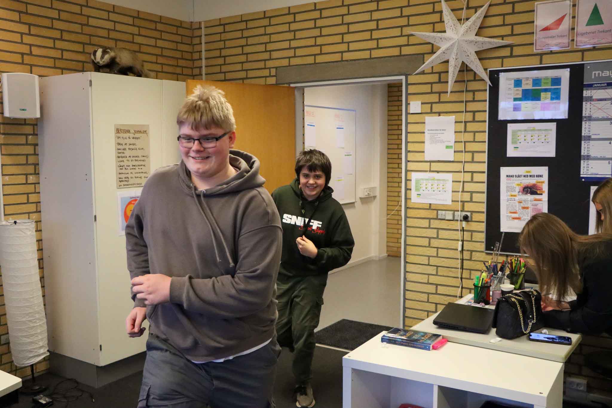 Kostskoleelev i løb